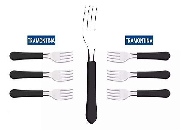 Kit Restaurante 16 Talheres Garfos Tramontina Buffet + Nota - Guligule Shop