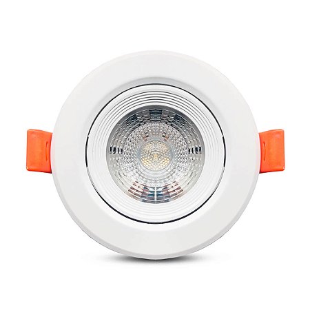 Spot LED Embutir Redondo 5W Autovolt | LUMANTI