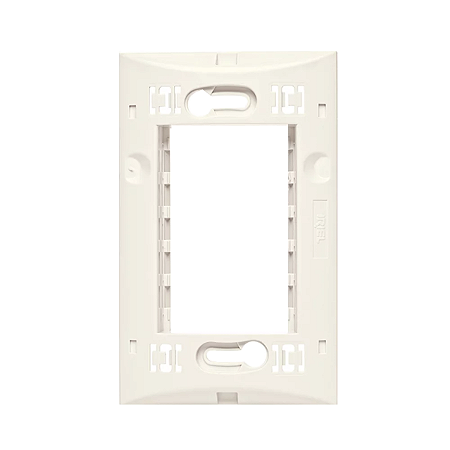 Suporte 4x2 / Linha Brava - Branco | SOPRANO