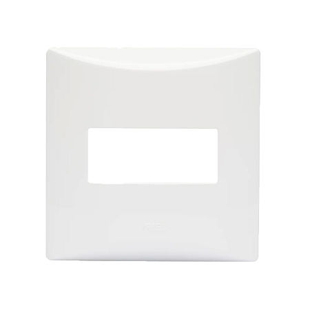 Espelho 1 Módulo c/ Suporte Sobrepor / Sistema S - Branco | Soprano