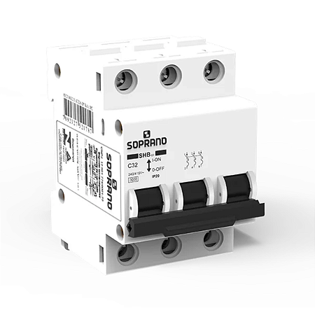 Mini Disjuntor Trifásico Curva C| SOPRANO