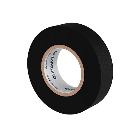 Fita Isolante 20m- Preta | SOPRANO