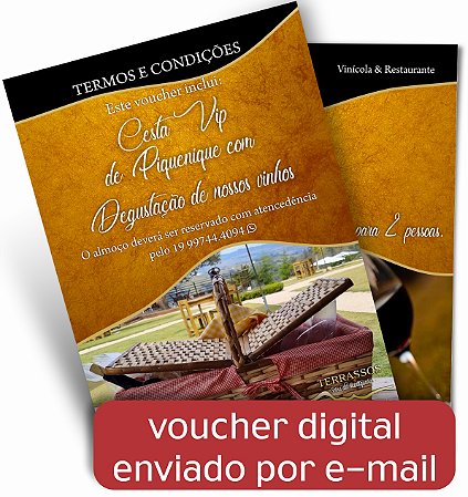 Voucher Piquenique VIP - Almoço