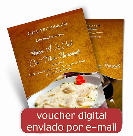 Voucher Almoço à La Carte Harmonizado