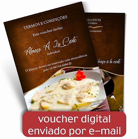Voucher Almoço à la carte