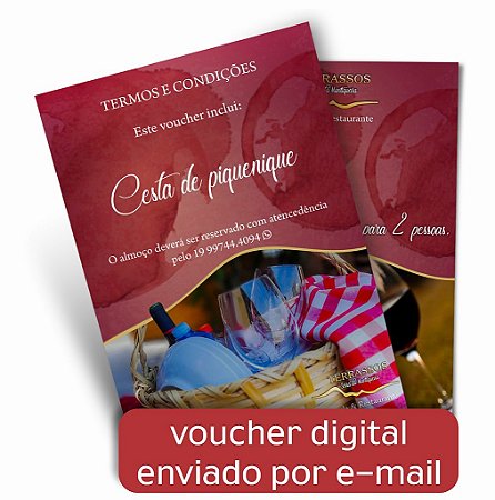 Voucher Piquenique Tradicional Terrassos