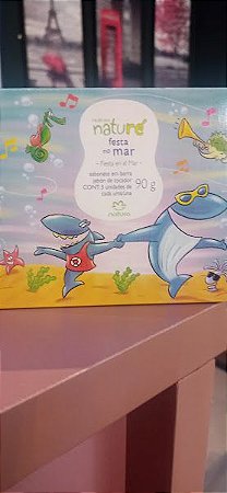 Sabonete  em Barra Natura Naturé Festa Mar 3uni 90g