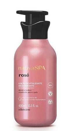 Locao Revitalizante Rose nativa SPA 400ml