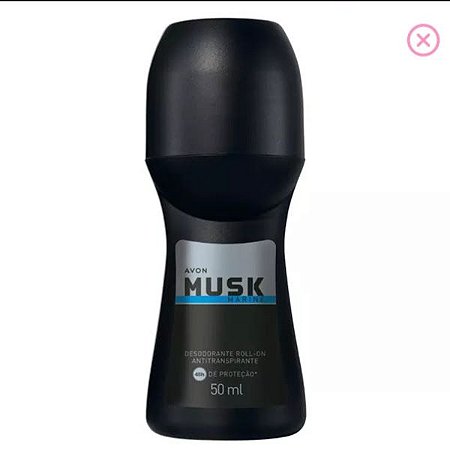 Desodorante antitranspirante Roll on Musk Marine Avon 50ml
