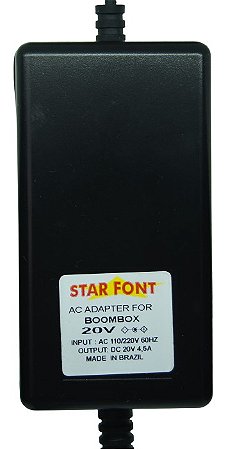 Carregador Fonte Compatível com Caixa De Som JBL Bluetooth Boombox 20V -  Starfont