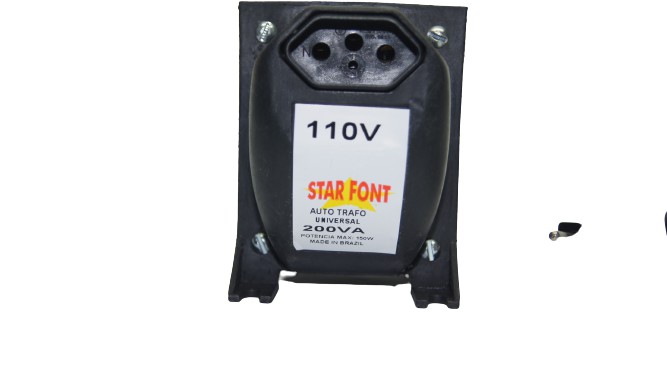 AutoTransformador De  200VA entrada 220V para 110V ou 110V para 220V-150W STARFONT