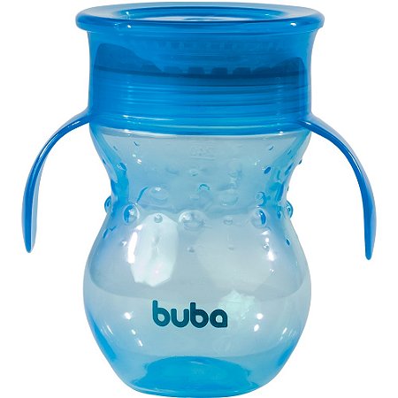Copo de Treinamento 360 com alças - Azul Buba +12m