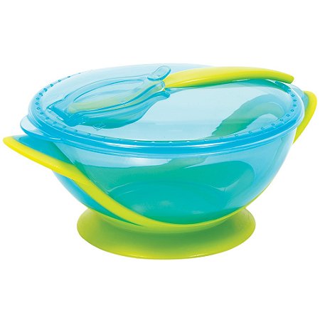 Kit Refeição com Colher - Azul - Buba
