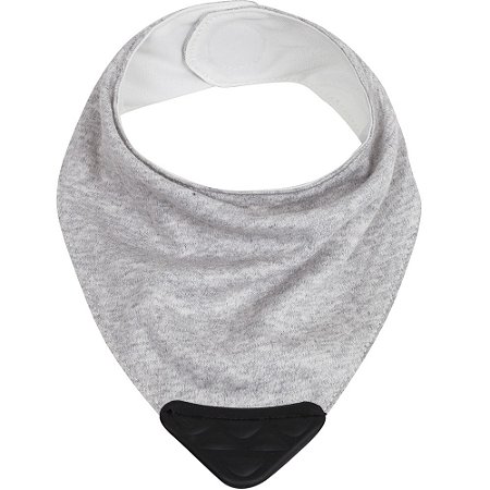 Babador Bandana com Mordedor Cinza Buba