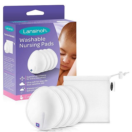 Absorventes para Seio Laváveis 4 un - Lansinoh