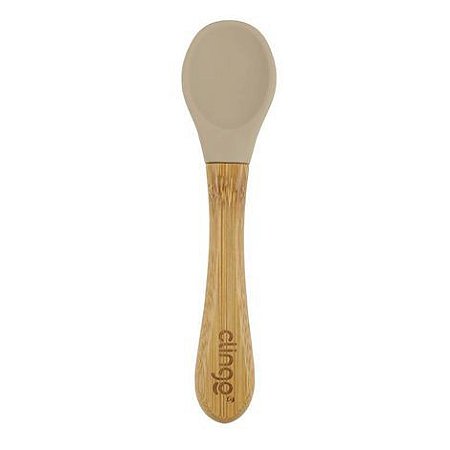 Colher de Bambu e Silicone Fendi - Clingo