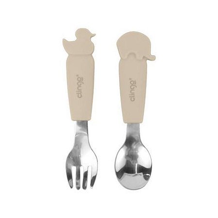 Kit Garfo e Colher em Inox Fendi - Clingo