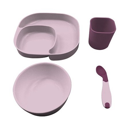 Kit de Alimentação 4 em 1 Daily - Rosa Clingo