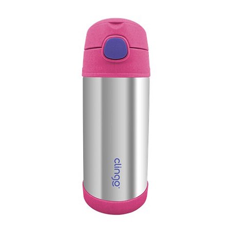 Garrafa Térmica de Inox Clingo - Rosa Pink