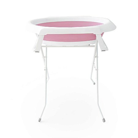 Banheira Dobrável Smile com Suporte - Pink - Safety 1st