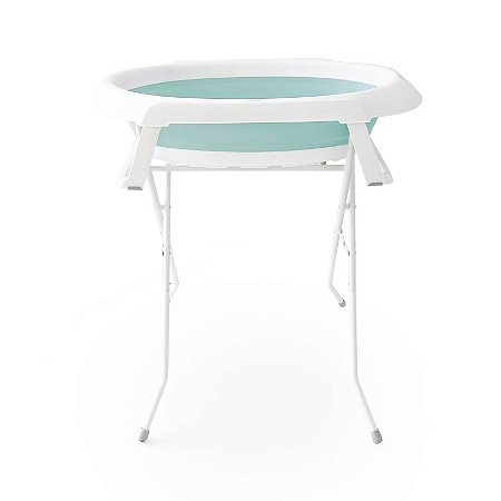 Banheira Dobrável Smile com Suporte - Aqua Green - Safety 1st