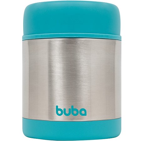 Pote Térmico com Colher - Azul Buba
