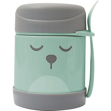 Pote Térmico com Talher Gumy - Verde Buba