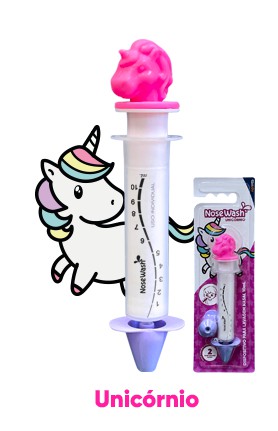 Seringa Lavagem Nasal NoseWash - Unicórnio