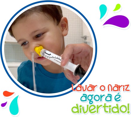 Seringa Para Lavagem Nasal Infantil Nosewash - Modelo Tubarão