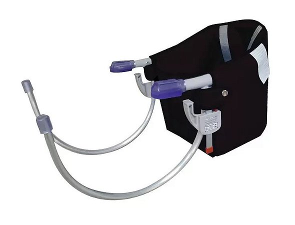 Cadeira de Alimentação de Mesa Dobrável - Preta