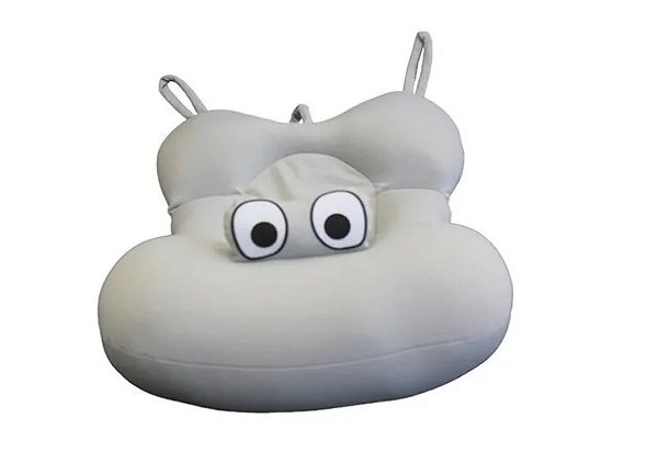 Almofada para Banho P Baby Pil - Cinza Claro