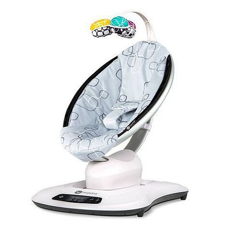 Cadeira Elétrica Mamaroo 4.0 Silver Plush - 4Moms