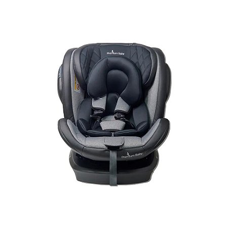 Premium Baby Cadeira para Carro 360 Murphy Preto/Cinza 0 a 36 kg