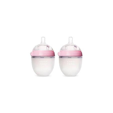 Kit Mamadeiras Comotomo 150 ml Rosa