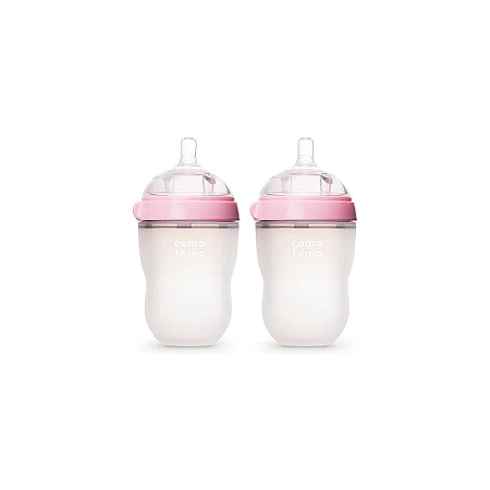 Kit Mamadeiras Comotomo 250 ml Rosa