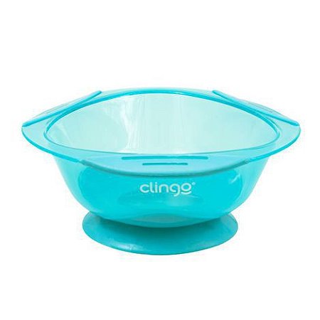 Prato com Ventosas - Azul - Clingo