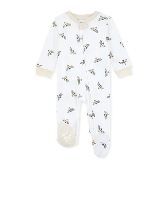 Burt's Bees Baby Macacão Pijama de Algodão Orgânico Mommy & Me Golden
