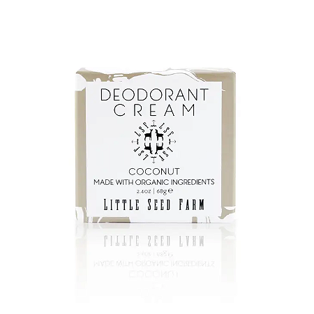 Creme Desodorante Orgânico Coconut Litthe Seed Farm
