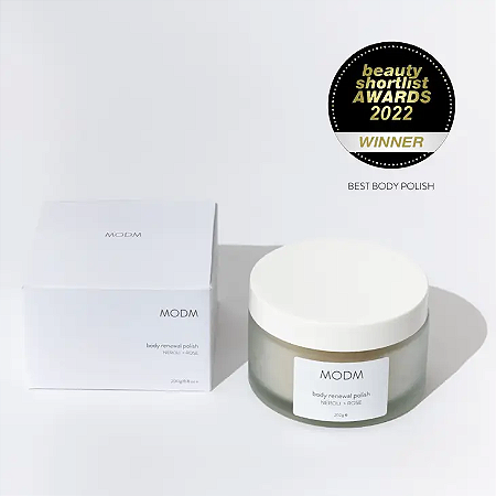 Esfoliante Orgânico Vegano MODM Body Renewal Polish - Neroli + Rose