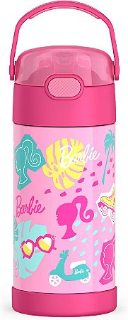 Garrafa de Água Thermos Barbie 355ml