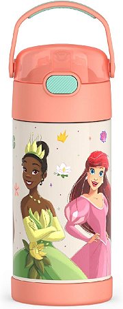 Garrafa de Água Thermos Princesas 355ml