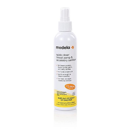 Medela Spray Desinfetante para Limpeza de Bomba de Leite Instantâneo