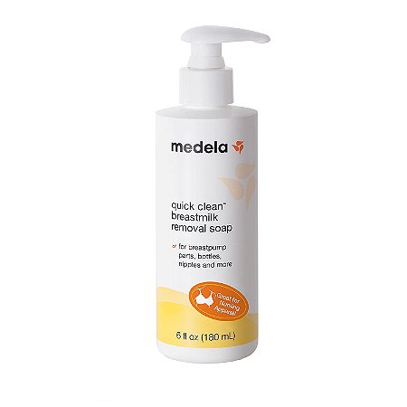 Medela Sabonete Remoção e Limpeza de Utensílios de Leite Materno e Sutiã de Amamentação Quick Clean 180ml
