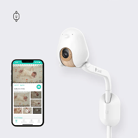 CuboAi Plus Babá Eletrônica Inteligente Montagem na Parede