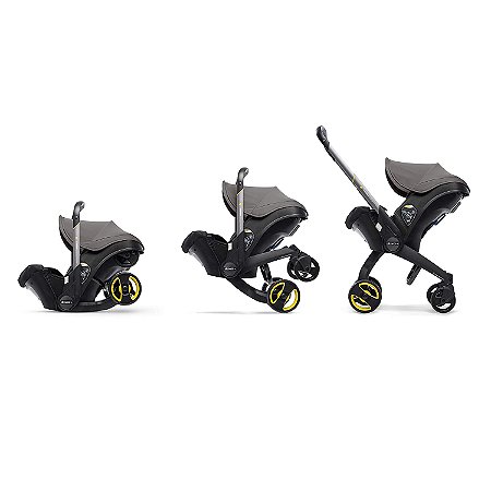 doona ドゥーナ　 グレイハウンド Doona Bebê Conforto e Carrinho Greyhound Cinza - JH Baby Store