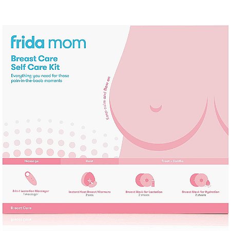 Frida Mom Kit Amamentação Completo com Massageador de Seios