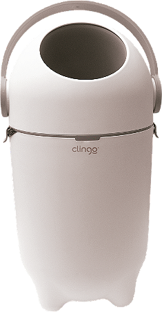 Clingo Lixeira Mágica Anti-Odor de Fraldas Branca