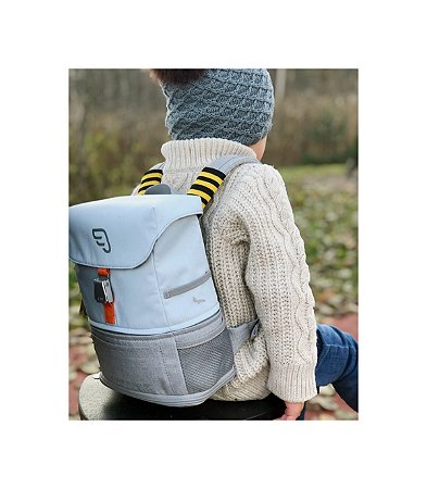 Mochila Stokke JetKids Crew Backpack Expansível Branca JH Baby