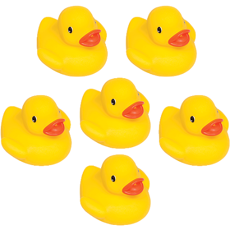 Patinhos para Banho Buba Amerelo com 6un