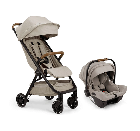 Nuna Carrinho TRVL com Bebê conforto Pipa Urbn Hazelwood